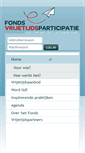 Mobile Screenshot of fondsvrijetijdsparticipatie.be
